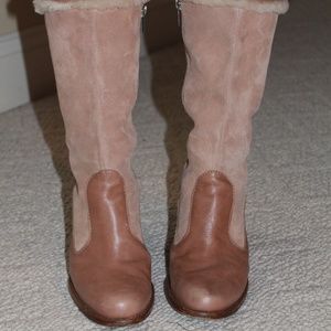 Uggs tan/ brown Heeled boot